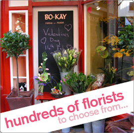hundreds of real local flower shops and florists to choose from in China